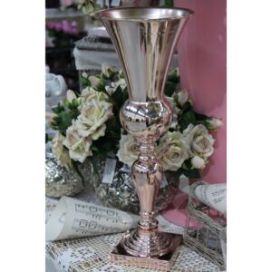 Fáradt rózsaszín modern váza 48cm