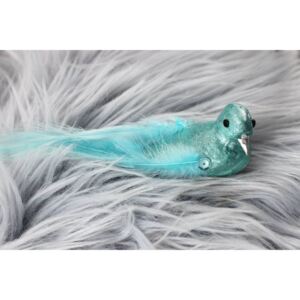 Tiffany-kék madár 15 cm