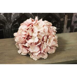 Rózsaszín hortenzia fej 20cm
