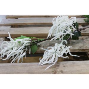Fehér mű chuchmina virág 101cm