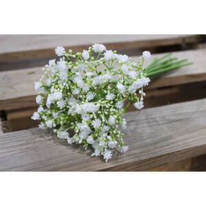 Fehér mű fátyolvirág (gypsophila) 31cm