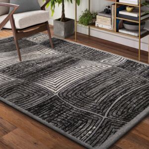 Eredeti szürke szőnyeg a nappaliba Szélesség: 60 cm | Hossz: 100 cm