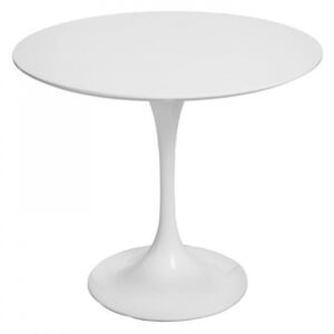 Fiber 90cm átmérőjű MDF asztal fehér
