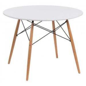 DTW 100 cm átmérőjű asztal fehér