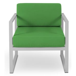 Nicea zöld kültéri szék szürke kerettel - Calme Jardin