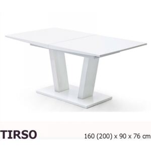 TIRSO Bővithető Étkezőasztal Fehér
