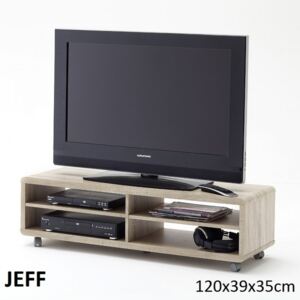 JEFF XL Sonoma tölgy TV Állvány 120 cm