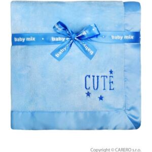 CAR-TERM Gyermek plüss pléd Baby Mix Cute kék