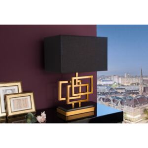 Massziv24 - Asztali lámpa LEONA 56 cm - arany