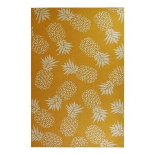 Ananas sárga kültéri szőnyeg, 133 x 190 cm - Floorita