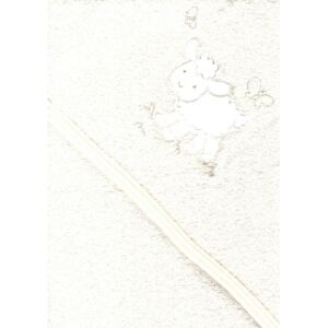 Trimex kapucnis,frottír fürdőlepedő 70*80 cm - beige bárány
