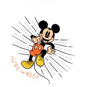 Disney tetra fürdőlepedő 140*140 cm - Mickey YOU&#039;RE the BEST