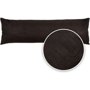4Home Doubleface relaxációs pótférj párnahuzat fekete, 45 x 120 cm, 45 x 120 cm