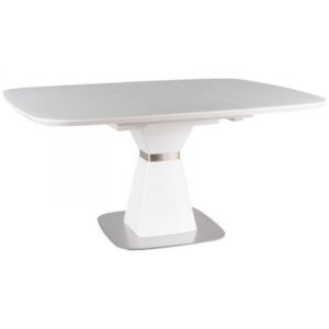 Saturn fehér bővíthető étkezőasztal 120-160cm