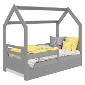 AMI bútorok HÁZIKÓ D3B gyermek ágy 160x80cm tömör szürke