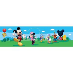 AG Art Mickey Mouse és barátai öntapadós bordűr tapéta, 500 x 14 cm