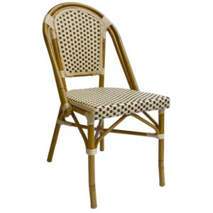 Kültéri szék RC660 46x55x88cm Barna bézs + bambusz