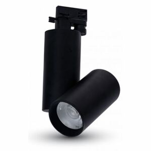 V-TAC Simple Pro sínes LED lámpa, fekete - 30W (24°) természetes f