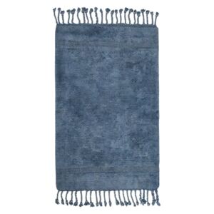Paloma kék pamut fürdőszobai kilépő, 70 x 110 cm - Irya Home Collection