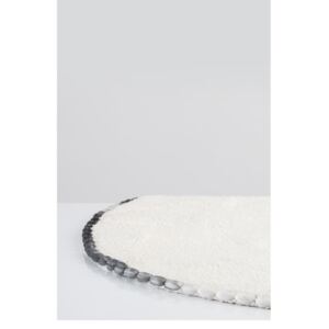 Ronan krémszínű pamut fürdőszobai kilépő, ø 90 cm - Irya Home Collection