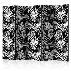 Paraván - Black and White Jungle 225x172 cm