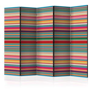 Paraván - Subdued stripes 225x172 cm