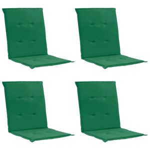 VidaXL 4 db zöld párna kerti székhez 100 x 50 x 3 cm
