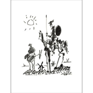 Don Quichotte Festmény reprodukció, Pablo Picasso, (60 x 80 cm)
