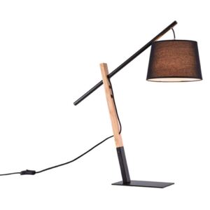 Viokef CRANE asztali lámpa, tölgy,fekete, E27 foglalattal, VIO-4216800