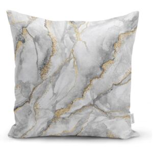 Marble With Hint Of Gold párnahuzat, 45 x 45 cm - Minimalist Cushion Covers