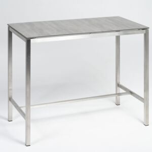 Sophie-flex kerti bárasztal acél vázzal és HPL asztallappal 140 x 70cm