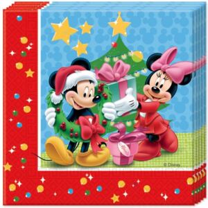 Disney Mickey Christmas Time szalvéta 20 db-os
