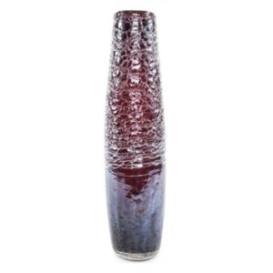 JV-119547-k - váza üveg 10x42 csíkos