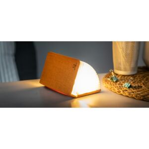 Összecsukható lámpa "Smart Book" mini, narancssárga textil - Gingko