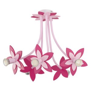 Nowodvorski TL-6896 Mennyezeti gyereklámpa FLOWERS pink fa