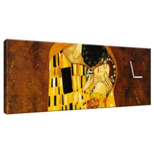 Órás falikép Csók - Gustav Klimt 100x40cm ZP1787A_1I