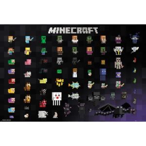 Minecraft - Pixel Sprites Plakát, (91,5 x 61 cm)