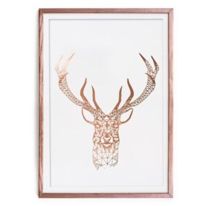 Golden Deer keretezett poszter, 40 x 60 cm - Really Nice Things