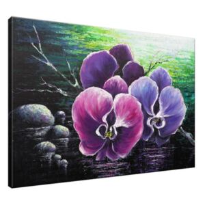 Kézzel festett kép Orchidea a pataknál 100x70cm RM4774A_1Z
