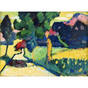 Wassily Kandinsky - Summer Landscape, 1909 Festmény reprodukció