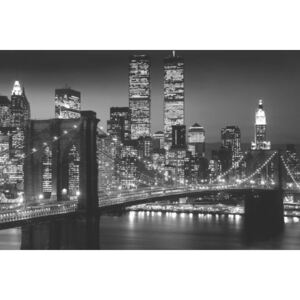 Plakát Manhattan - night, (91.5 x 61 cm)