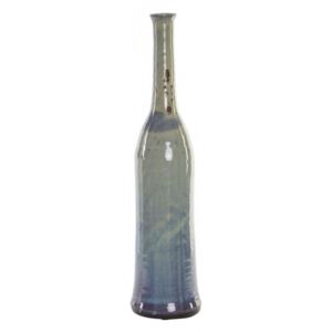 JR-148443-k - váza, homokkő, 14,5X14,5X60,5, lakk, kék