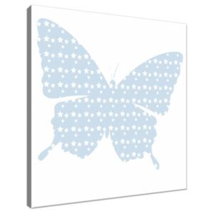 Vászonkép Kék pillangó 30x30cm 4094A_1AI