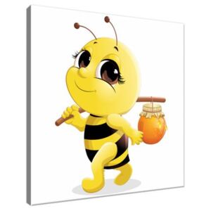 Vászonkép Méhecske mézecskével 30x30cm 3053A_1AI