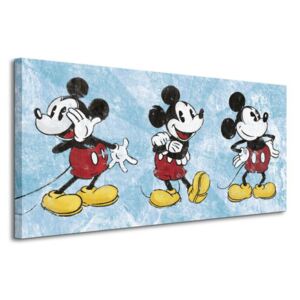 Vászonkép Disney Mickey Mouse (Squeaky Chic Triptych) 100x50cm WDC93040