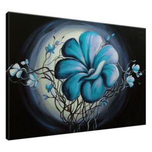 Kézzel festett kép Kék élőszépség 100x70cm RM2448A_1Z