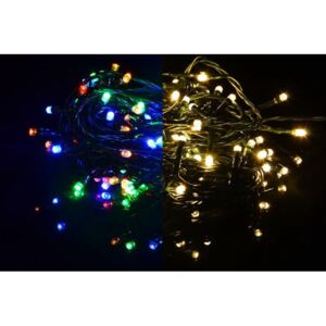 Karácsonyi fényfüzér NEXOS 3,9m/40x LED - színes