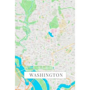 Washington color térképe