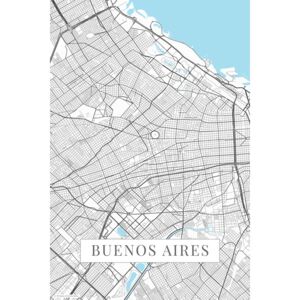 Buenos Aires white térképe