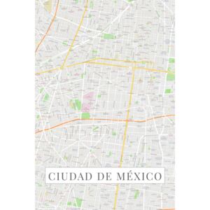 Ciudad de México color térképe